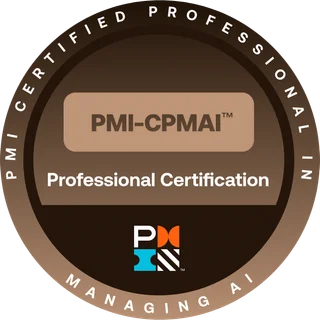 PMI Certified Professional in Managing AI badge